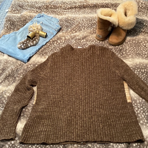 Heirloom collectibles Christmas Collection Zip up vintage Sweater Large - Picture 6 of 9